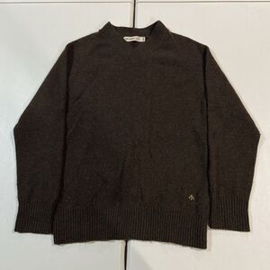 Nigel Cabourn Utility Men's 80% Lambswool 20% Nylon Brown Medium